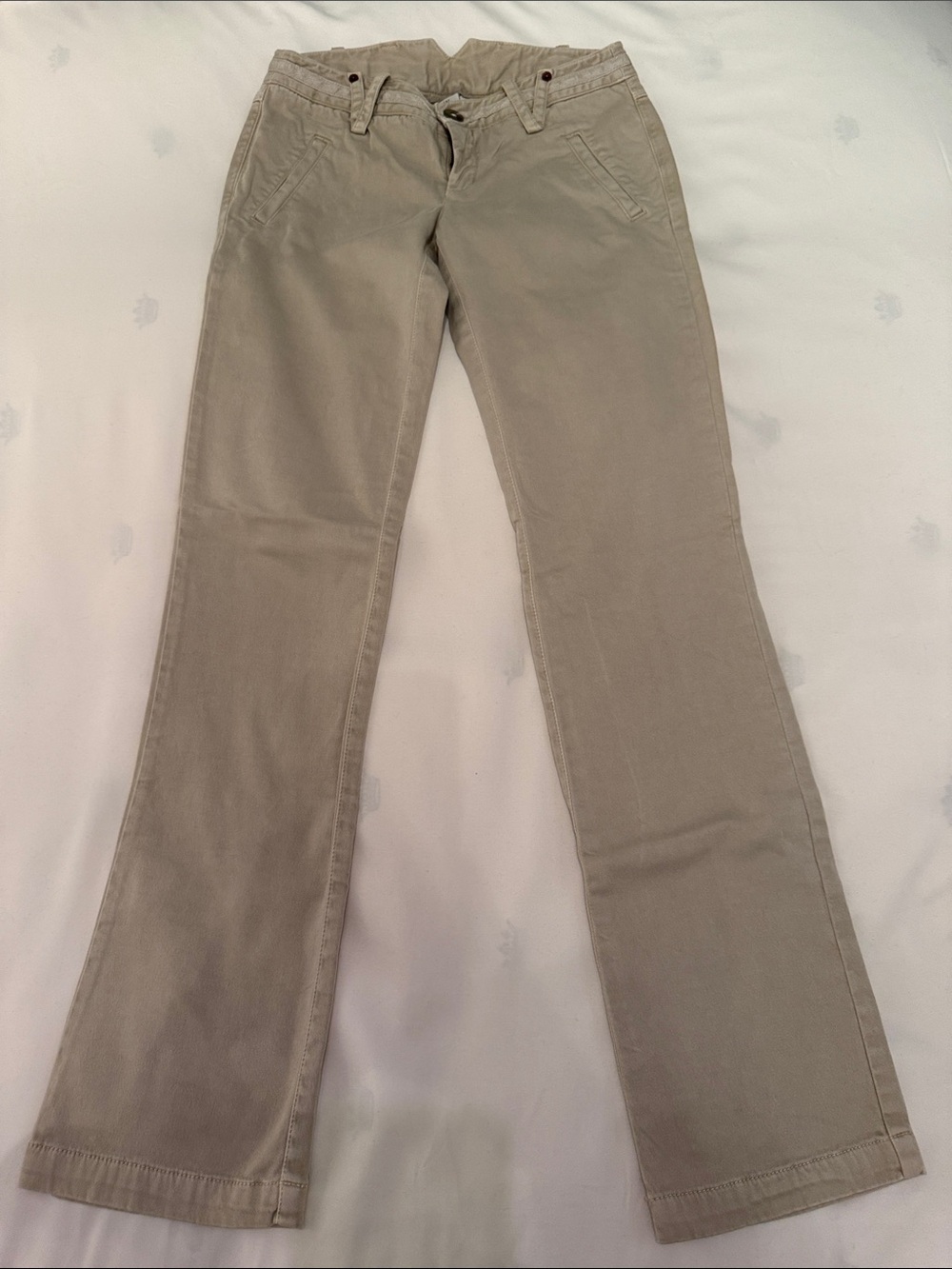 A/X Armani Exchange Women's Flare Jeans in Khaki